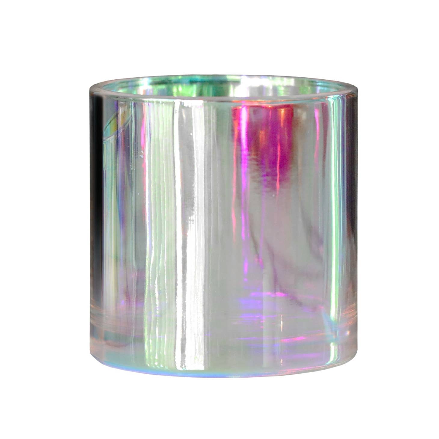 9.5 oz. Monticiano Iridescent Chromaflair Empty Candle Jar candle vessels for DIY candle-making projects (Box of 48)