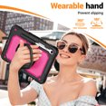 thumbnail image 4 of for Samsung Galaxy Tab S10 Lite/S10 FE/S9 FE/S9 Case 11 inch, 360 Rotating Shockproof Cover with Stand, Handle, Shoulder Strap (SM-X520/X510/X710), Rose Panel, 4 of 7
