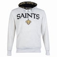 thumbnail image 1 of Sudadera Hoodie Deportiva NFL New Orleans Saints para Hombre con Capucha y Bolsa Delantera Talla G Color Avena, 1 of 4