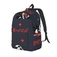 thumbnail image 1 of Goofa The Nightmare Before Christmas Pattern Durable Canvas Daypack - High-Quality Vintage Backpack, Compact & Versatile for Travel and Everyday Use-Small, 1 of 5