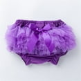 thumbnail image 3 of KAUOD Toddler Girls Shorts Tutu Dress Bow Tiered Elastic Skirts Baby Kids Short Formal Dance Short Pants Fancy Clothes, 3 of 3