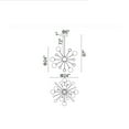 thumbnail image 5 of CWI Lighting Element 11 Light Contemporary Metal Chandelier in Nickel, 5 of 7