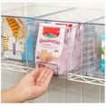 thumbnail image 5 of 4Pack Large Stackable Kitchen Pantry Storage Drawers, Clear Organizer Bins with Handles, Acrylic Drawer Organizers for Kitchen Pantry, Bathroom Undersink, Cabinet Organization and Storage, 5 of 6