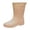Brown, variant on Women's Mid Tube Rain Boots Waterproof Non Slip Lightweight Outdoor Work Gardening Shoes