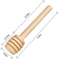 thumbnail image 4 of Kiibsot 25Pcs/50Pcs Honey Dipper Sticks - Wooden Honey Dipper, 3 Inch Mini Honeycomb Stick, Honey Stirrer Stick for Honey Jar Dispense Drizzle Honey and Wedding Party Present, 4 of 6
