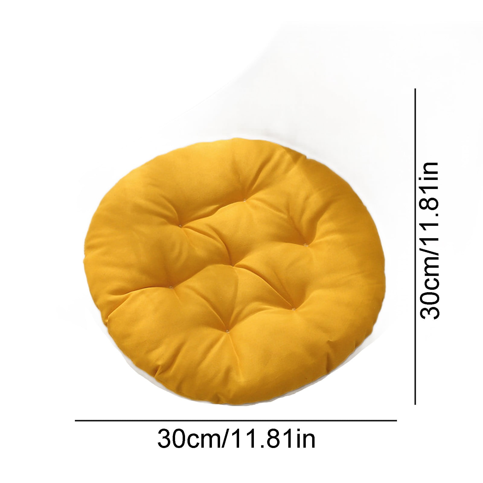 Hmgxay Breathable & Thick Kindergarten Chair Cushion, 12"x12" Round Seat Pad, Child-Friendly Pillow for Preschool/Home/Office & Vacuum-Packed Storage(Blue)