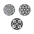 thumbnail image 1 of FlkwoH posavasos de silicona, 3 posavasos antideslizantes resistentes al calor multifunción para cucharas, posavasos de cocina para cocina y comedor,fontainebleau, 1 of 5
