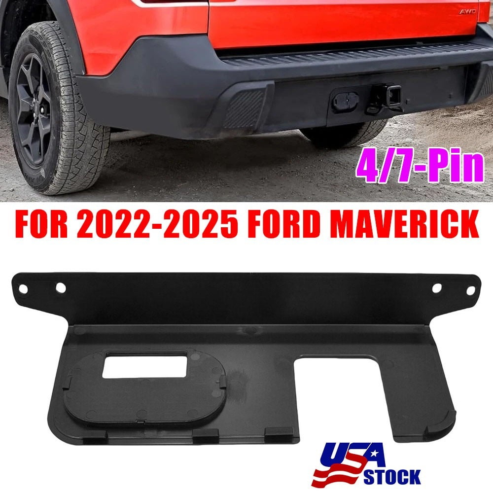 Rear Bumper Cover Plate for 2022-2025 Ford Maverick Accessories, Hitch Surround