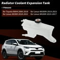 thumbnail image 2 of Unique Bargains Réservoir d'Expansion de Liquide de Refroidissement avec Bouchon pour Toyota RAV4 2006-2018 Radiateur Pressurisé Réservoir de Récupération de Débordement de Liquide de Refroidissement pour Lexus NX300 NX300h NX200t 164700V010/603-565, 2 of 7