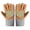 A, variant on Thickened Cowhide Heavy Duty Work Gloves - Heat Resistant, Abrasion Resistant, Puncture Resistant, Reinforced Palm & Wrist Protection for Welding, Gardening, Construction, and Landscaping