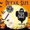 thumbnail image 2 of Letrero para puerta de fantasma de Halloween, decoración para puerta de Halloween, letrero colgante de madera para Halloween, decoraciones para casa encantada, fiesta de Halloween, letreros decor, 2 of 5