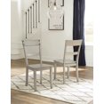 thumbnail image 2 of Signature Design by Ashley Loratti Modern Farmhouse Weathered Wood Dining Chair, 2 Count, Gray, 2 of 2