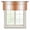 Orange, variant on Beige White Ombre Sheer Curtains Valances for Windows Country Minimalist Abstract Gradient Chiffon Kitchen Valances for Cafe, Voile Window Treatments Curtains for Living Room Bedroom, 42"x12"