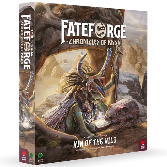 Mighty Boards: Fateforge: Chronicles of Kaan - Kin of the Wild Expansion - Epic Miniatures Board Game, Introduces Pet Companions, Age 14 , 1-4 Players