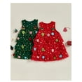 thumbnail image 3 of BemeyourBBs Girls Christmas Dress Sleeveless  Stars Layered Tulle Dress with Bells, 3 of 9