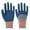 Blue, variant on Rubber Latex Coated Work Gloves - Crinkle Grip Pattern for Maximum Traction - Heavy Duty Cotton Knit for Construction, Gardening & Industrial Use - Durable & Flexible Protection