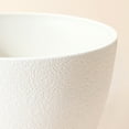 thumbnail image 6 of La Jolie Muse Flower Pots Outdoor Garden Planters, Indoor Plant Pots W/ Drainage Holes, Matte White (19 +22cm), 6 of 6