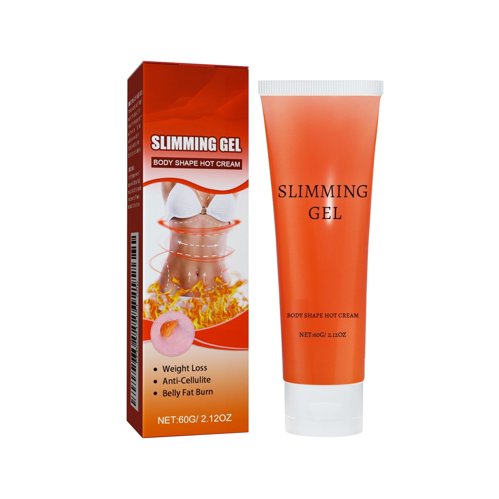 Alvantor Belly Firming Hot Cream, Tightening Gel for Stomach and Cellulite, 2.1 fl oz