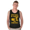 thumbnail image 5 of Funny Mac and Cheese Not Enemies Joke Tank Top T Shirts Men Women Brisco Brands L, 5 of 6