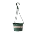 thumbnail image 2 of Hanging Plastic Planter with Hook, Self-Watering Hanging Basket for Indoor Outdoor Plants, Water Storing Pot for Flowers & Herbs, 8", 2 of 7