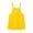 Yellow, variant on CPNG Girls Solid Color Short Overalls Sleeveless Suspender Romper Cute Short Jumpsuit with Adjustable Strap(Blue,3-4 Years)