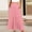 Pink, variant on Dxzfnsa Maxi Long Skirts for Women Ankle Length High Waisted Pleated Flowy A Line Skirts Summer Womens Casual Solid Color Skirts with Pockets