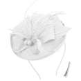 thumbnail image 2 of Fgnfyis Winter Hats for Women Fascinators Hats for Women Tea Party Attire Headband Hat with Feathers White, 2 of 2