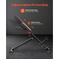 thumbnail image 4 of VEVOR Roman Chair Hyperextension Bench, 250 lbs Adjustable & Foldable Extension Machine, Multi-Function Exercise Equipment for Glute, Hamstring, Back, and Ab Workout, Fitness Weight Bench, 4 of 7