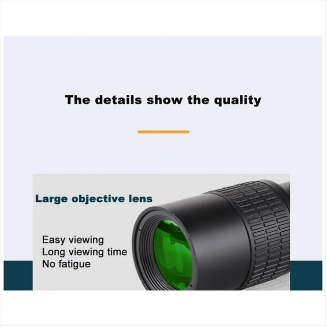Telescopio Monocular con Zoom HD de 10-300x40, Teleobjetivo Móvil con Trípode para Acampar Al Aire Libre, Observar y Viajar