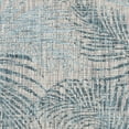 thumbnail image 6 of SAFAVIEH Courtyard Nick Floral Indoor/Outdoor Runner, 2'3" x 8', Grey/Aqua, 6 of 7