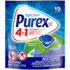 Purex 4-in-1 Laundry Detergent Pacs, Mountain Breeze, 19 Count