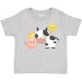 thumbnail image 3 of Inktastic Fun Farm Animals Cow, Pig, Chick Boys or Girls Toddler T-Shirt, 3 of 5