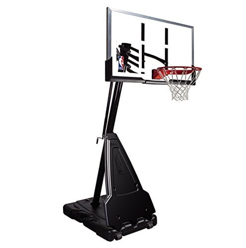 Spalding 54 Performance Acrylic RapidLock Portable Basketball Hoop