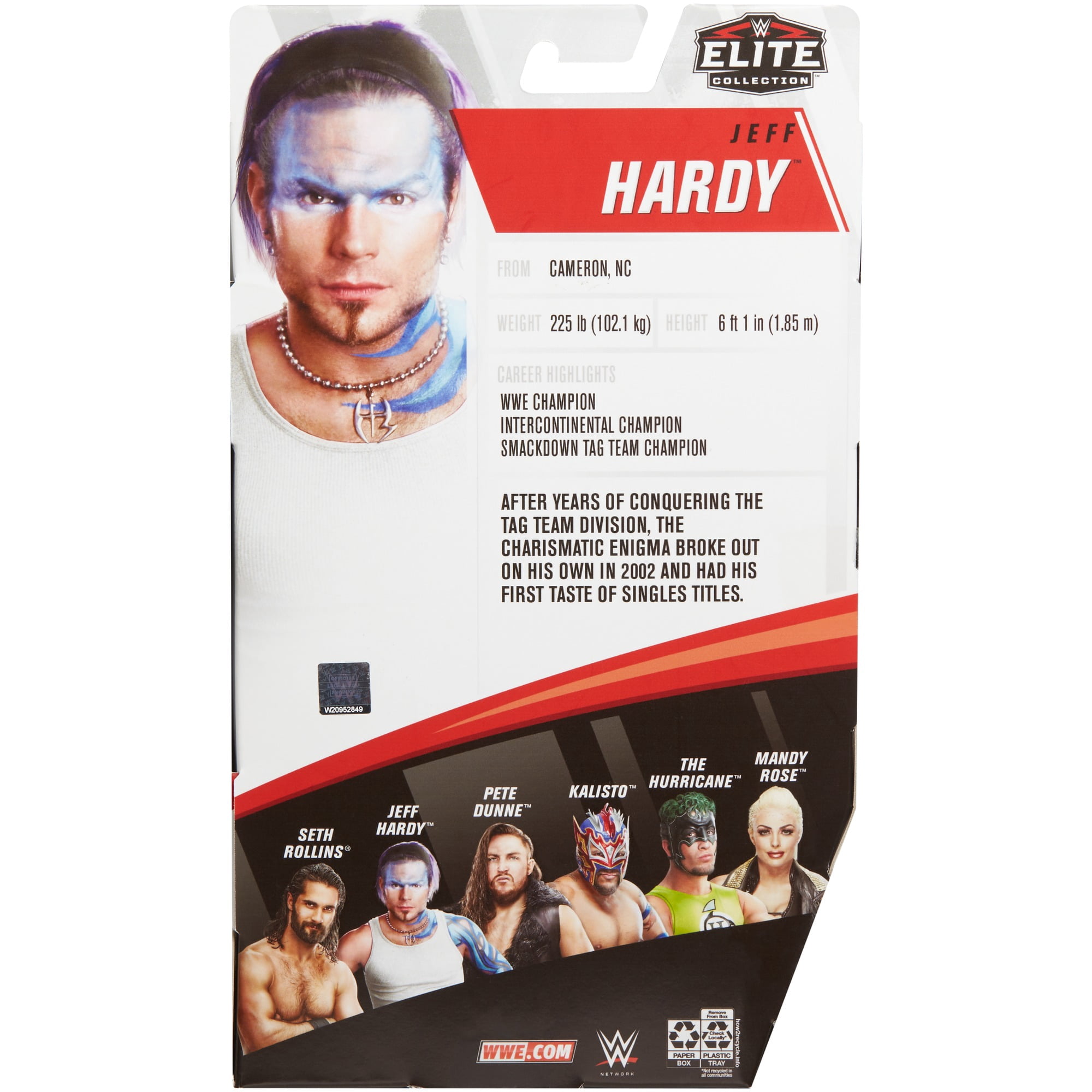 WWE Jeff Hardy Elite Collection Action Figure