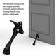 thumbnail image 3 of unbranded 1Jgo Tope De Puerta Metálico Negro Con Anti Choque Para Puertas Residenciales Y Oficinas, 3 of 8