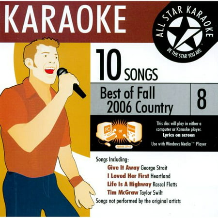 All Star Karaoke: Best Of Fall 2006 Country 8 (Best Over The Counter Scar Removal)