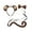 Brown Monkey, variant on BELOVING Animal Ears and Tail Set Animal Costume Set for Stage Performance Masquerade Brown Monkey