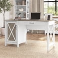 thumbnail image 2 of Pemberly Row Contemporary Wood Computer Desk with Storage in Gray, 2 of 9