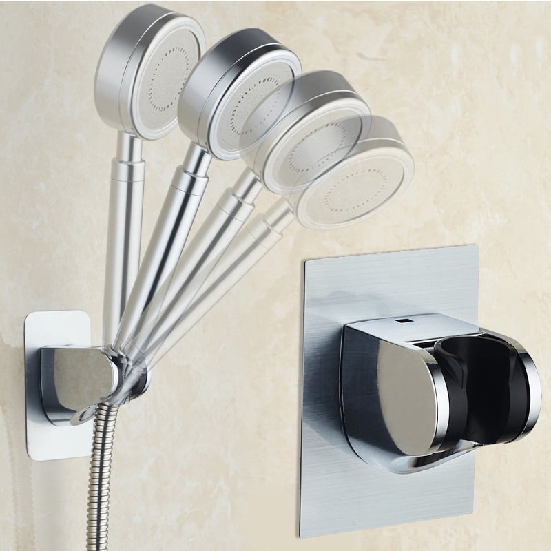 baskciry 1 Pcs Shower Head Bracket Holder Adjustable Waterproof Suction Cup Base for Bathroom