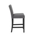 thumbnail image 4 of New Classic Furniture Celeste Solid Wood Counter Chairs in Gray (Set of 6), 4 of 7