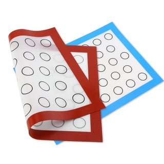 Zulay Kitchen Macaron Silicone Baking Mats With Pre-printed Template Design  - Red, 4 - Fry's Food Stores