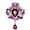 White K purple, variant on SmartBy Brooch Water Drop Rust-resistant Alloy Elegant Clothes Pin for Banquet