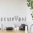 thumbnail image 5 of Black Minimalist Line Wall Decals Flower Eucalyptus Rosa Wall Decals Botanical Leaf Modern Nature Wall Art Floral Line Wall Decoration for Bedroom Bathroom Wall Sticker Vinyl Transfer, 5 of 8