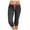 Black, variant on fartey Prime Day Deals Today 2024 Women Summer Lounge Capri Pants with Drawstring Elastic Waist Pockets Trousers Casual Solid Color Slim Comfy Sports Pants
