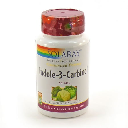 Solaray Indole-3-Carbinol -- 25 mg - 30 Capsules