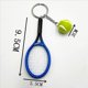 thumbnail image 4 of 30 Piezas Mini Raqueta de Tenis de Bola Colgante Bolsa Accesorios para Bolsa Deporte Publicidad Recuerdo de Fans, 4 of 5