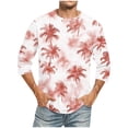 thumbnail image 1 of Tops para hombre, blusas y camisas de cuello redondo y manga corta para hombre, blusas casuales de moda con cuello redondo y manga corta, blusas para hombre, blusas de poliéster para hombre, 1 of 4