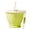 Green, variant on Portable Folding Silicone Travel Cup, Collapsible Cookie Shape Toothbrush Cup For Men Women Outdoor Camping, Reusable And Leak Proof (Pink ,9*8.4CM)