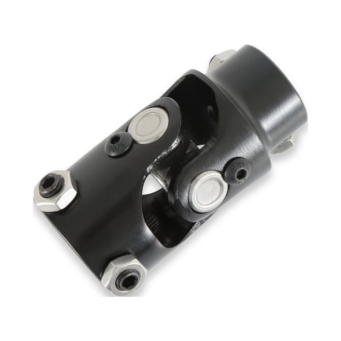 Holley 320-104 U-Joint, 1 Inch 48 Spline to 1 Inch DD - Black Zinc