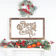 thumbnail image 3 of Krafty Supply 1/4" Birch Wood Peace on Earth with Peace Dove Wood Words Cutout | Merry Christmas wood | Christmas wreath | Christmas Door hanger | Wood Shapes | 8", 3 of 4